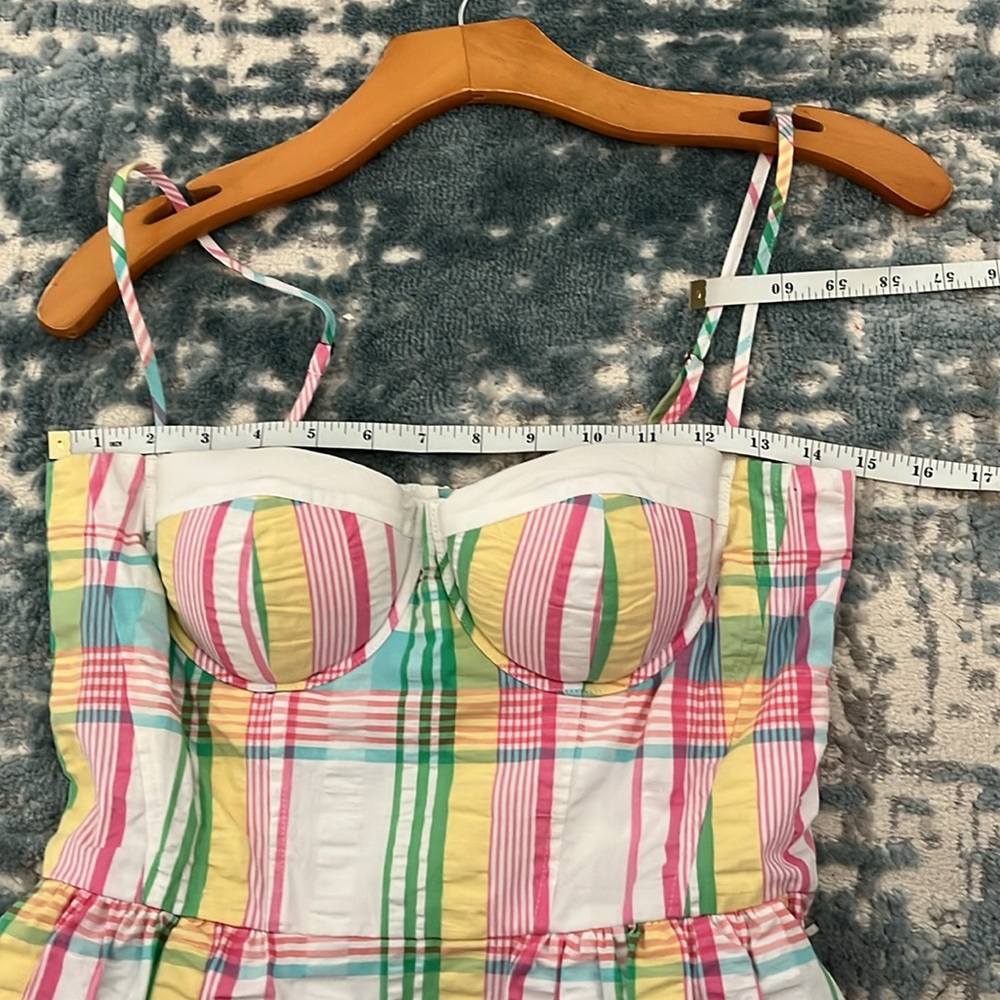 Lilly Pulitzer Georgie Dress Madras Plaid Sun Dress - Picture 10 of 15